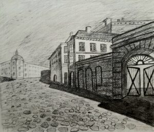 Санкт-Петербург, 21*29, графика, 2024